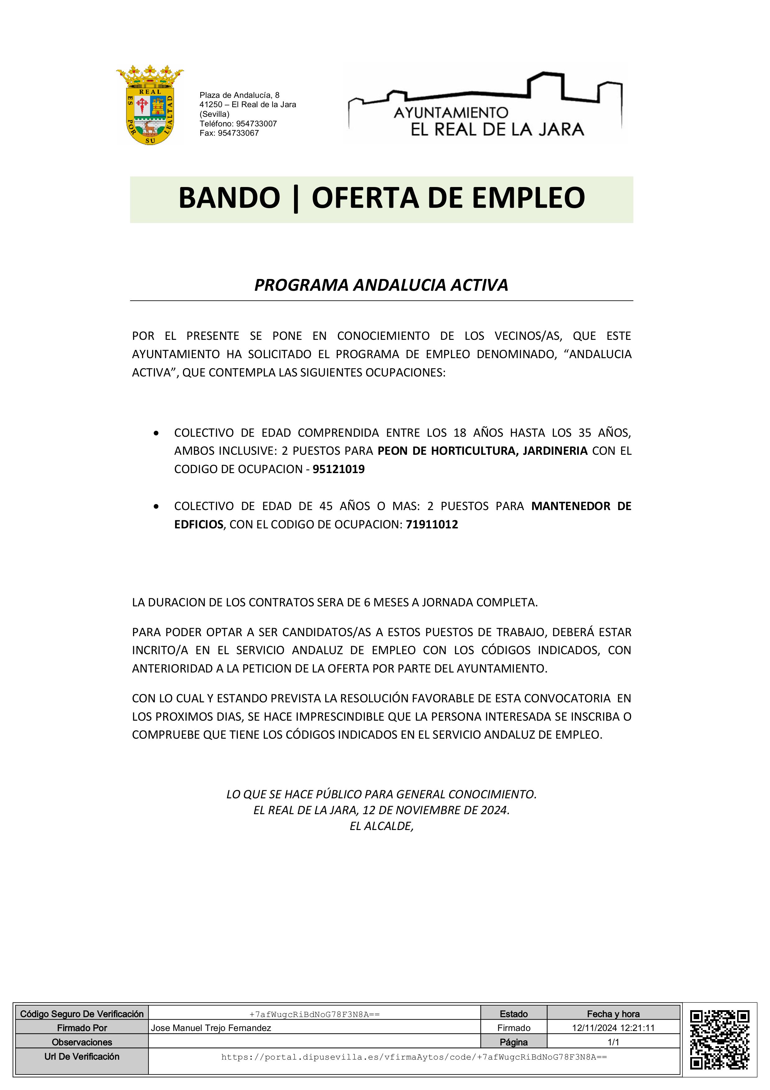 PROGRAMA ANDALUCIA ACTIVA